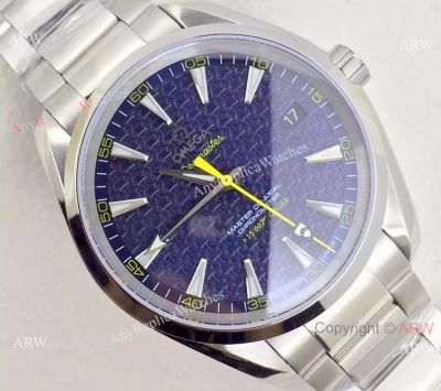 Swiss Omega Seamaster 15 007 Gauss Blue Face Watch